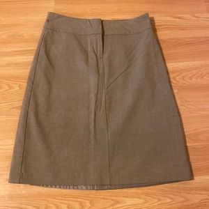 Brown Pencil Skirt